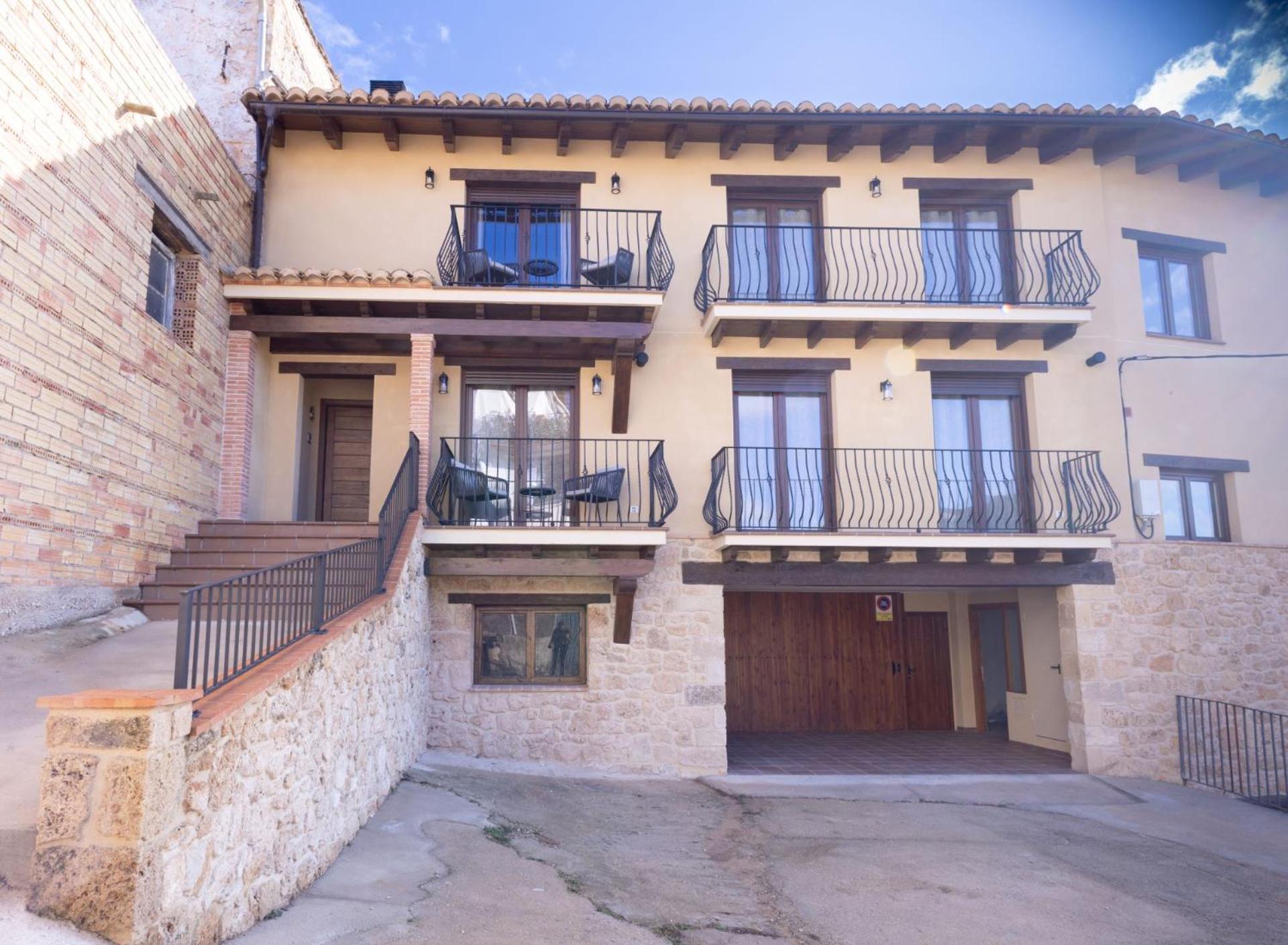 贝塞特El Sueno Del Buho 3. Chimenea Y Terraza.公寓 外观 照片